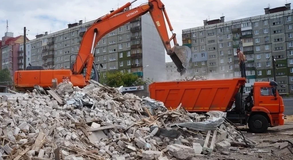 Профессиональный вывоз строительного мусора в Камне-на-Оби в октябре