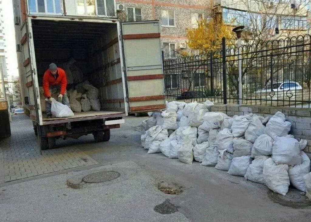 Вывоз мусора после переезда в Камне-на-Оби в октябре
