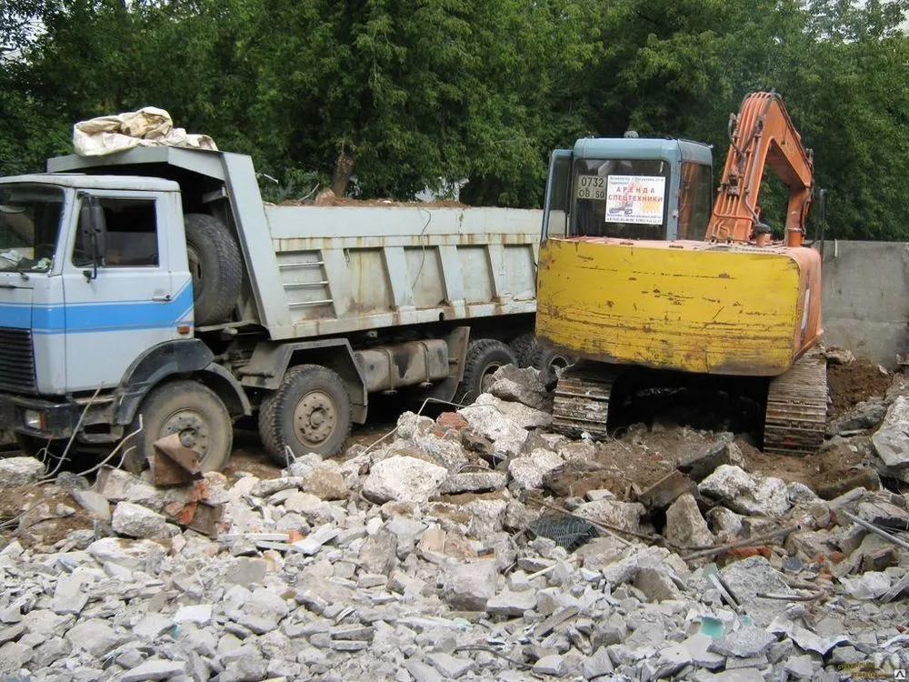 Вывоз бетонного боя и утилизация в Камне-на-Оби в октябре